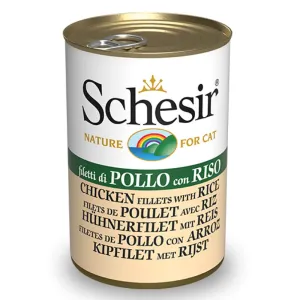 $1 OFF(Exp 15Feb25): Schesir Chicken Fillets With Rice In Jelly Adult Canned Cat Food 140g