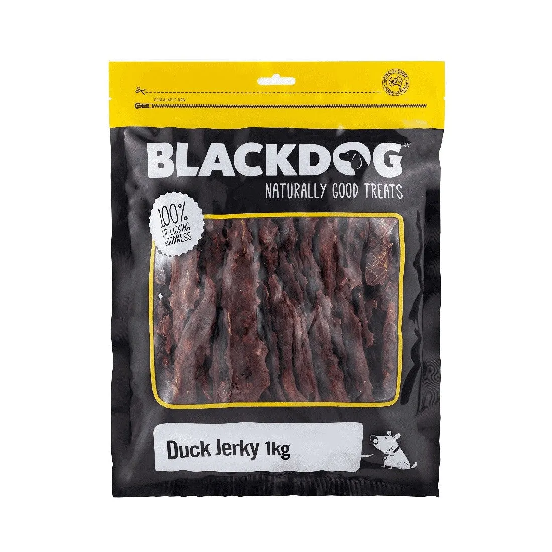 1kg Blackdog Duck Jerky Treat