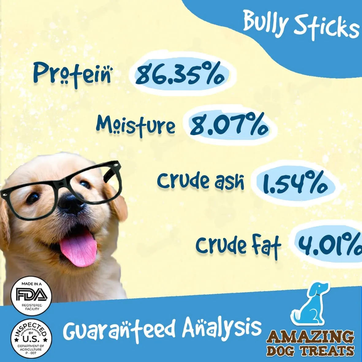 6" Braided Bully Sticks - Bully Sticks For Dogs