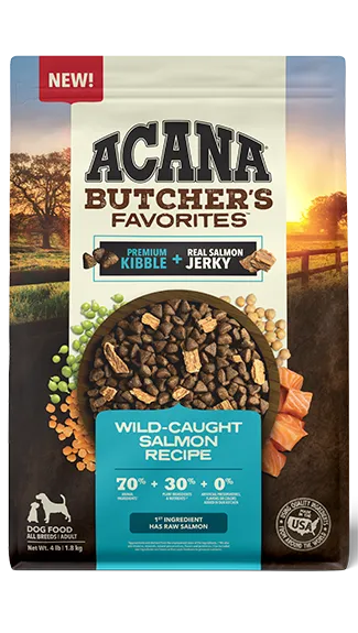 ACANA Butcher's Favorites Kibble & Jerky: Wild-Caught Salmon