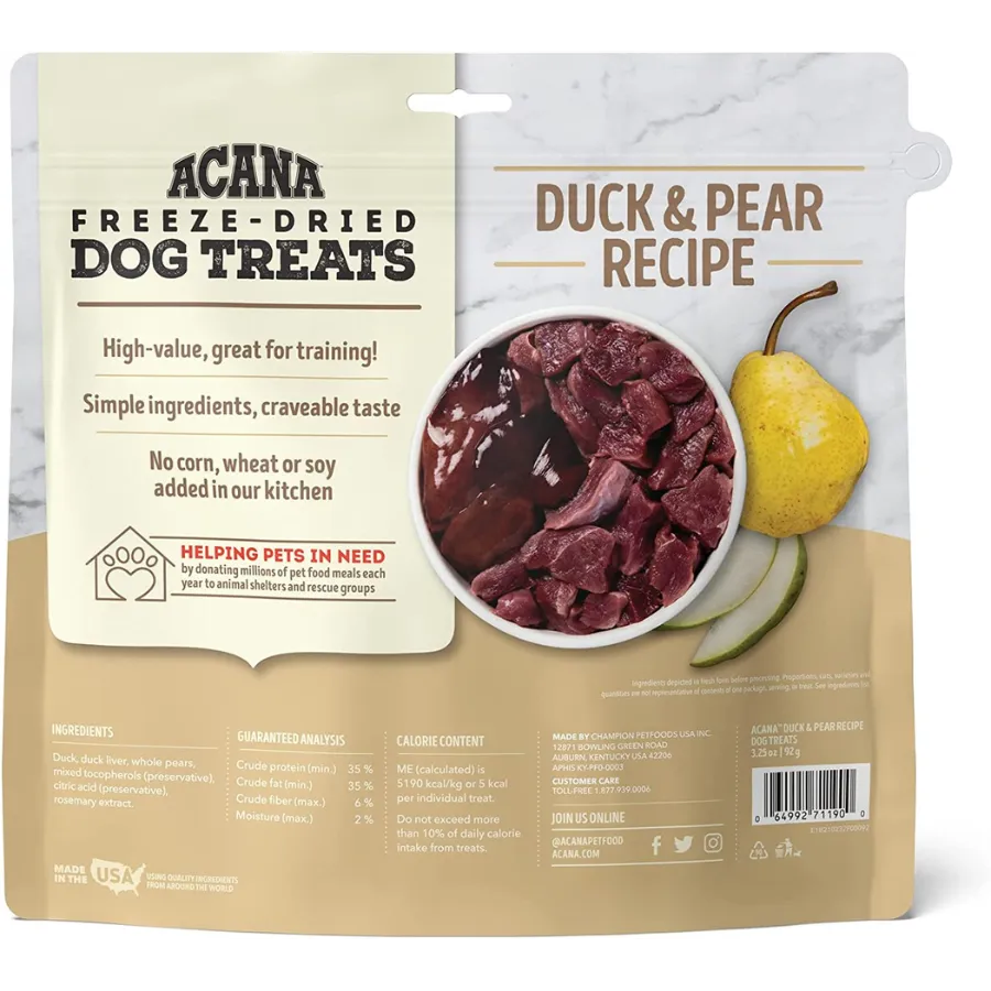 Acana Singles Freeze-Dried Duck & Pear Dog Treats