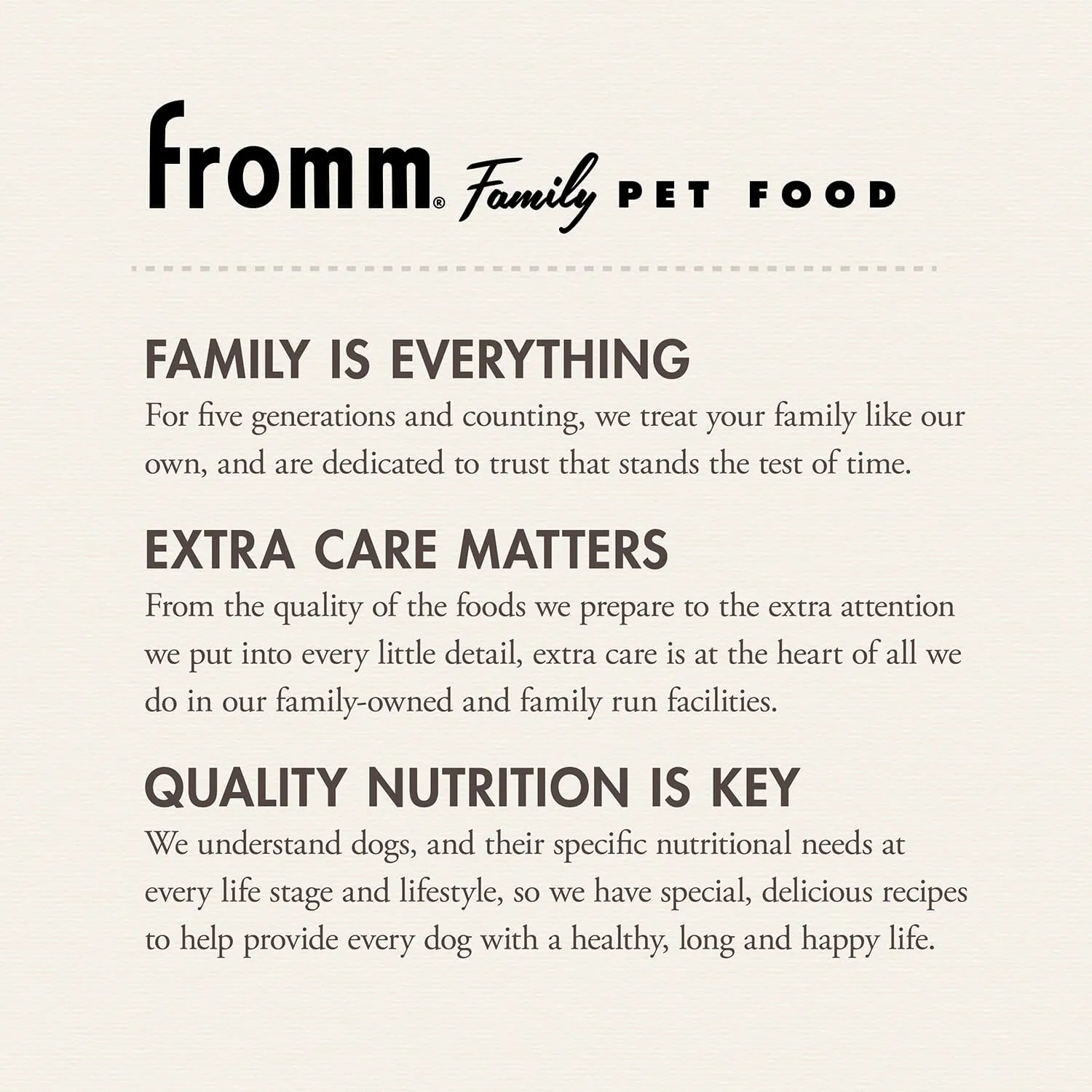 Adult Gold Holistic Dry Dog Food from Fromm