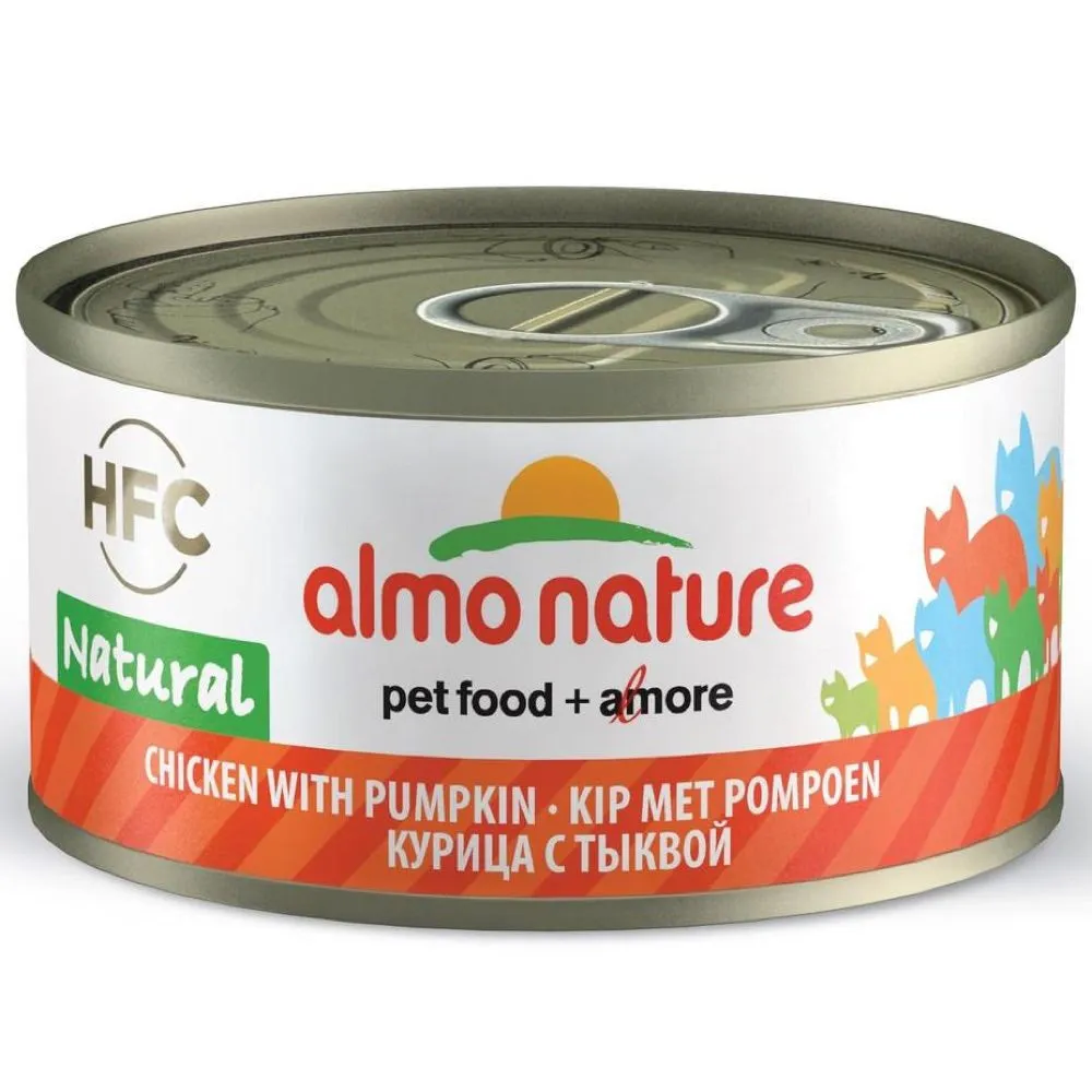 Almo Nature HFC Natural Chicken With Pumpkin Canned Cat Food 70g