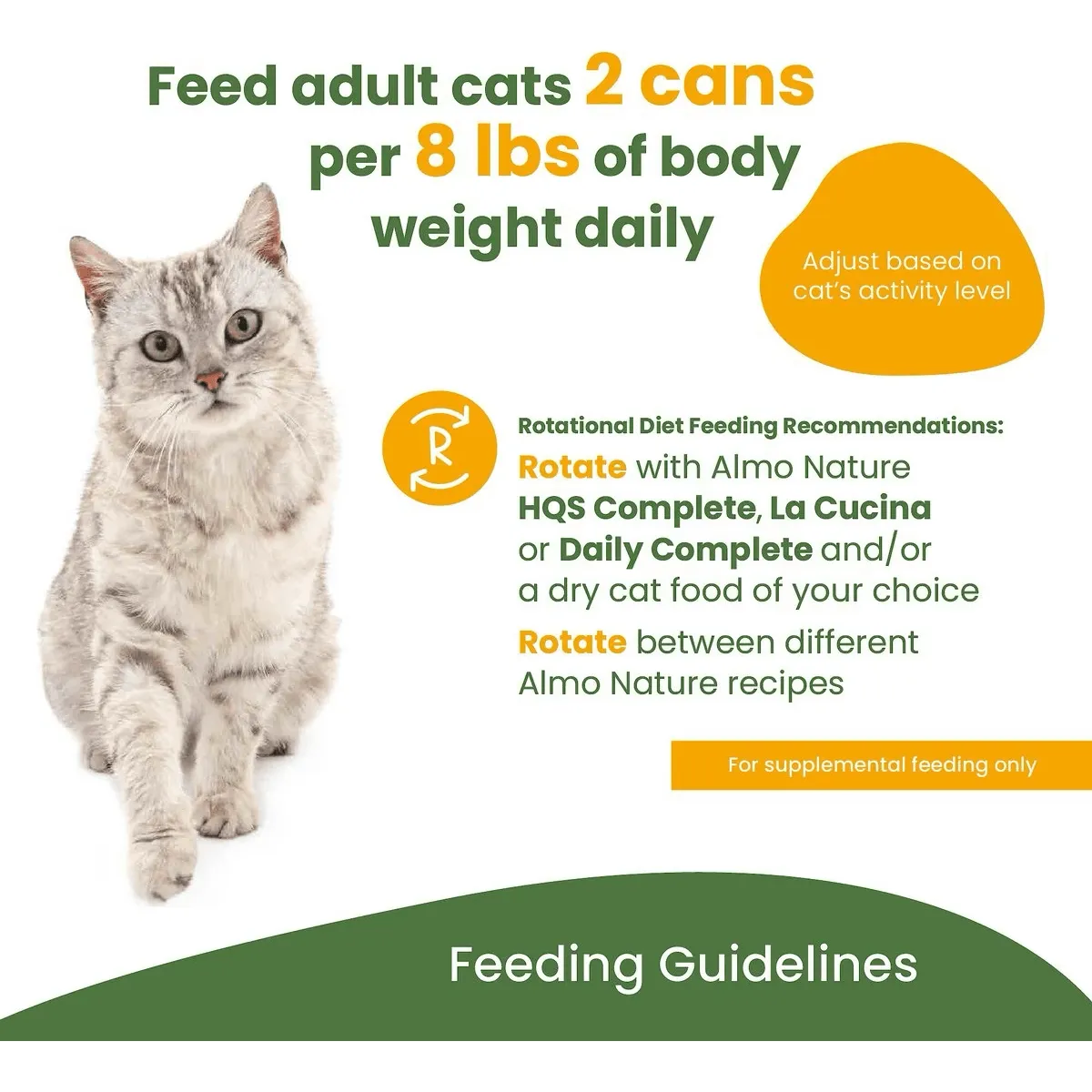 Almo Nature HQS Natural Chicken & Cheese Adult Grain-Free Canned Cat Food