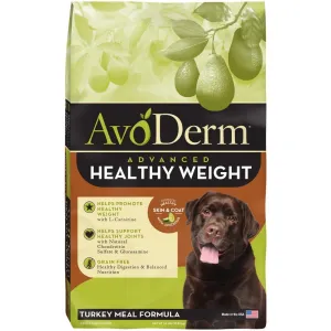 AvoDerm Grain Free Advanced Healthy Weight Turkey Meal Recipe Dry Dog Food