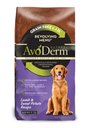 Avoderm Revolving Menu Grain Free Lamb and Sweet Potato Recipe Adult Dry Dog Food