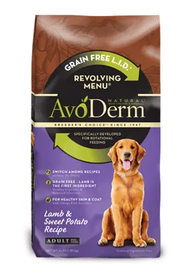 Avoderm Revolving Menu Grain Free Lamb and Sweet Potato Recipe Adult Dry Dog Food