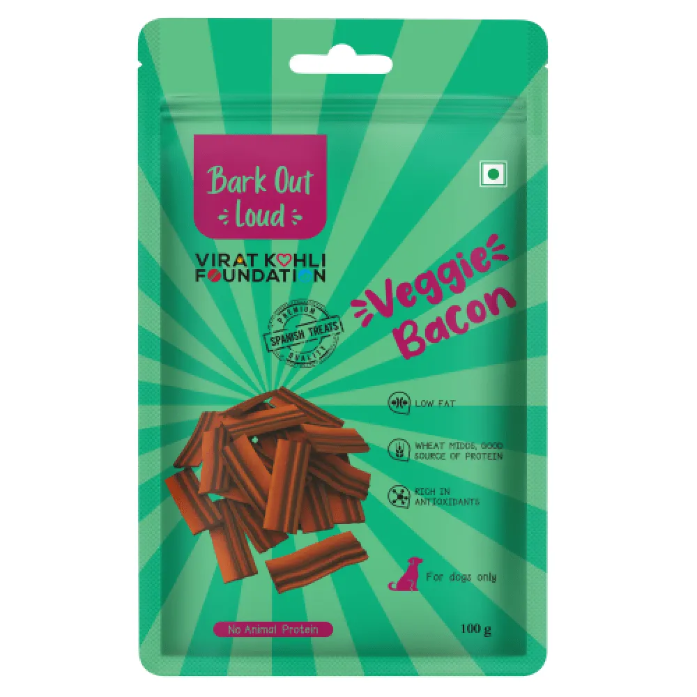 Bark Out Loud by Vivalidis Veggie Bacon Vegan Spanish Dog Treats