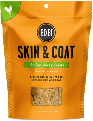 Bixbi Skin & Coat Chicken Breast Jerky Dog Treats