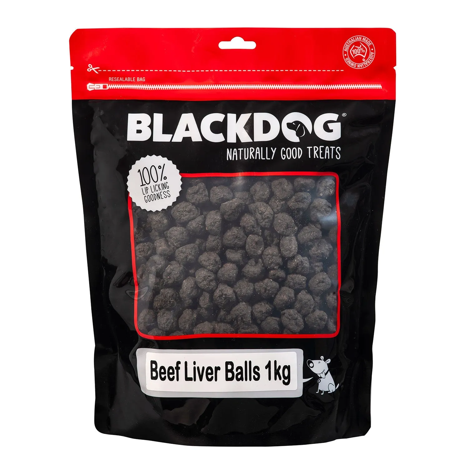 Blackdog Beef Liver Balls Dog Treat