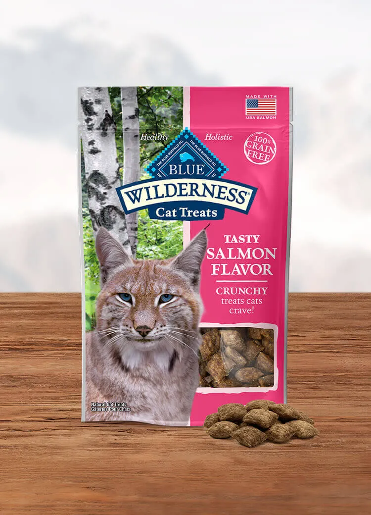 Blue Wilderness Crunchy Cat Treats Salmon Flavor