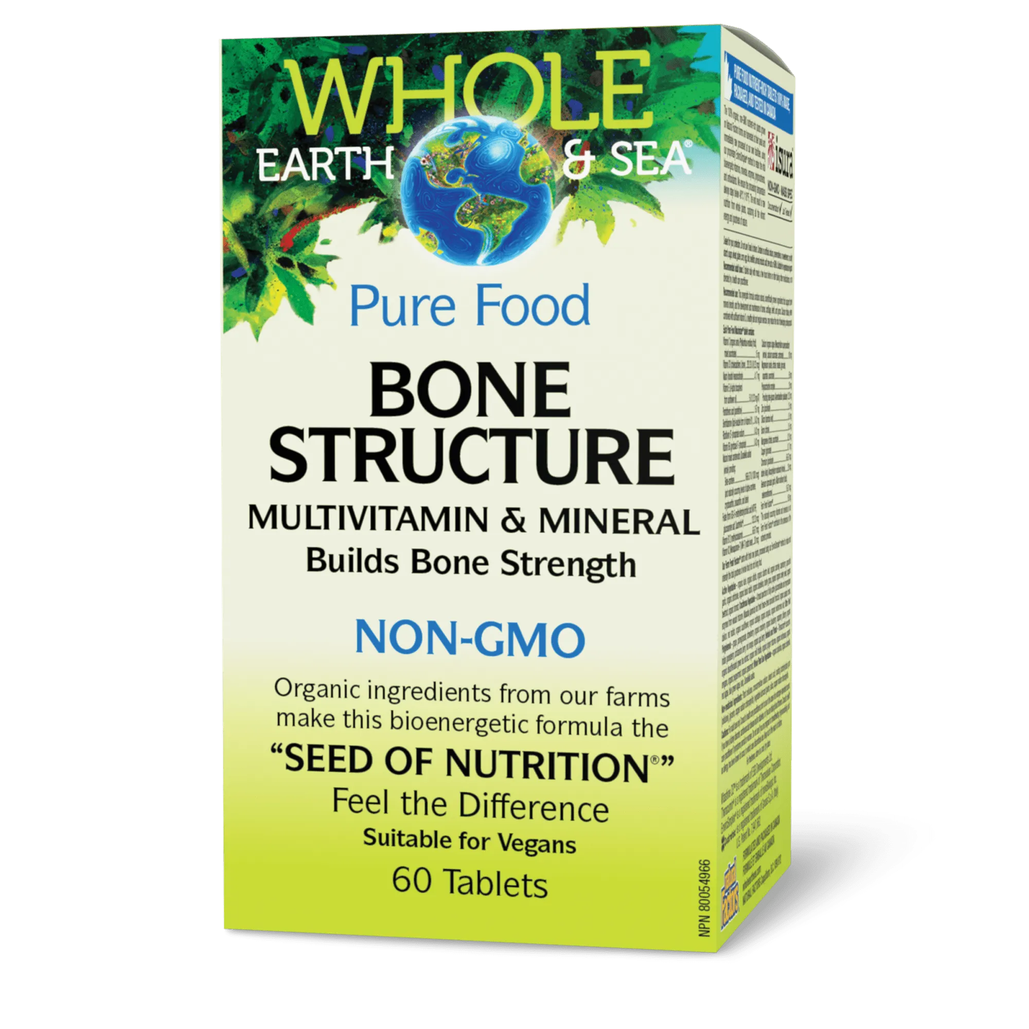 Bone Structure Multivitamin & Mineral, Whole Earth & Sea