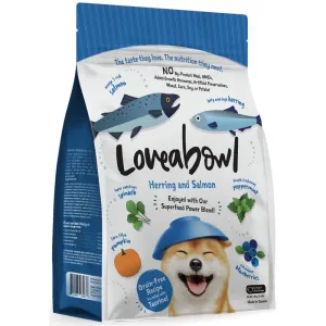 'BUNDLE DEAL': Loveabowl Herring & Salmon Grain Free Dry Dog Food