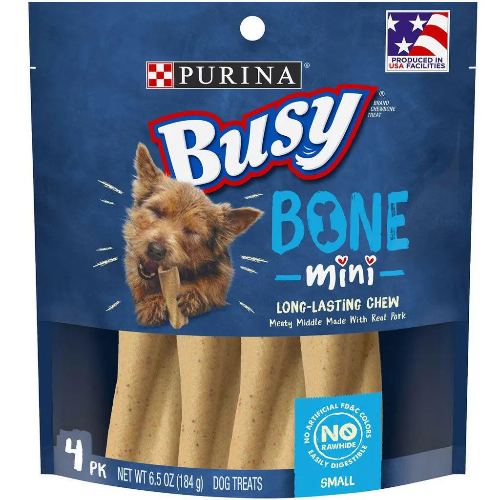 Busy Bone Mini Long Lasting Chew Dog Treats