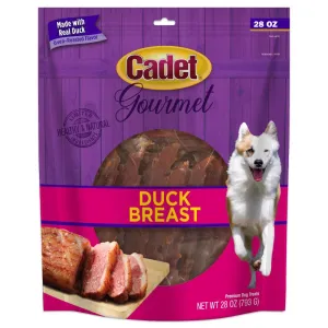 Cadet Duck Breast Jerky Dog Treats, 28-oz Bag