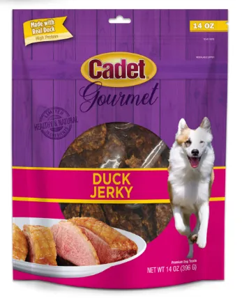 CADET GOURMET DUCK JERKY FOR DOGS