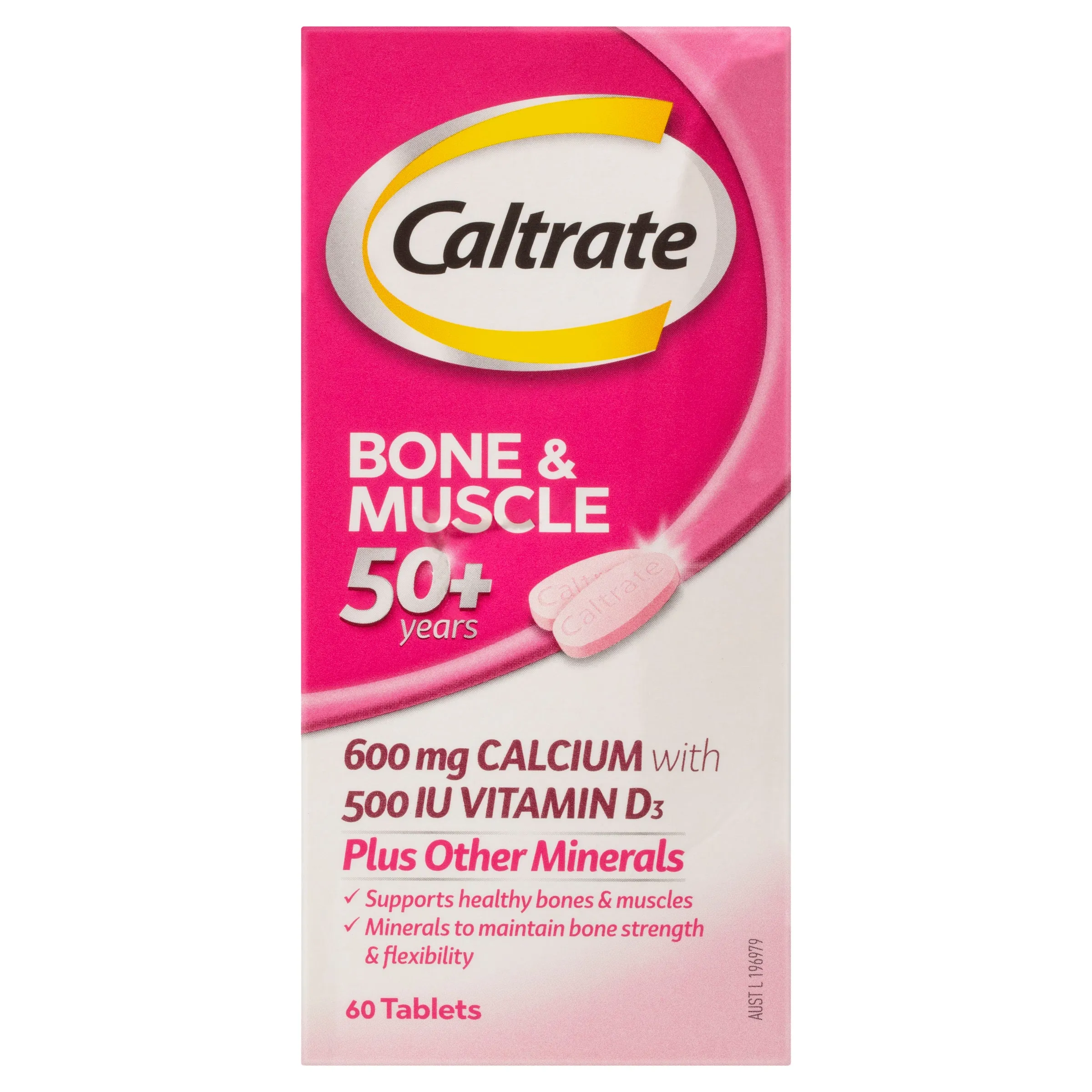 Caltrate Bone & Muscle 50  Tabs 60