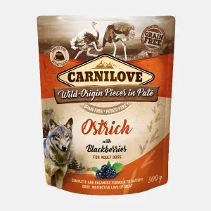 Carnilove Ostrich with Blackberries Dog Food (12x300g)