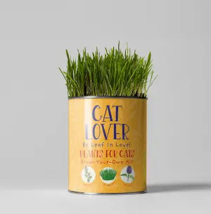 Cat Lovers. Eco Grow Your Own Plant Kit, Gardening Kit.