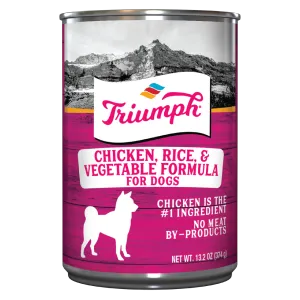 Chicken, Rice and Vegetable Recipe Wet Dog Food | 13.2 oz - 12 pk | Triumph