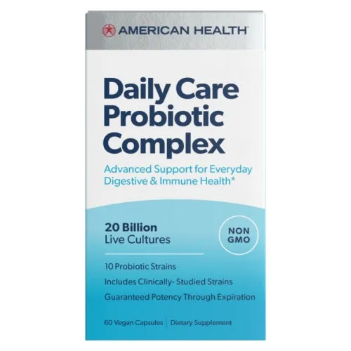 Daily Care Probiotic Complex 60 Caps By American Health