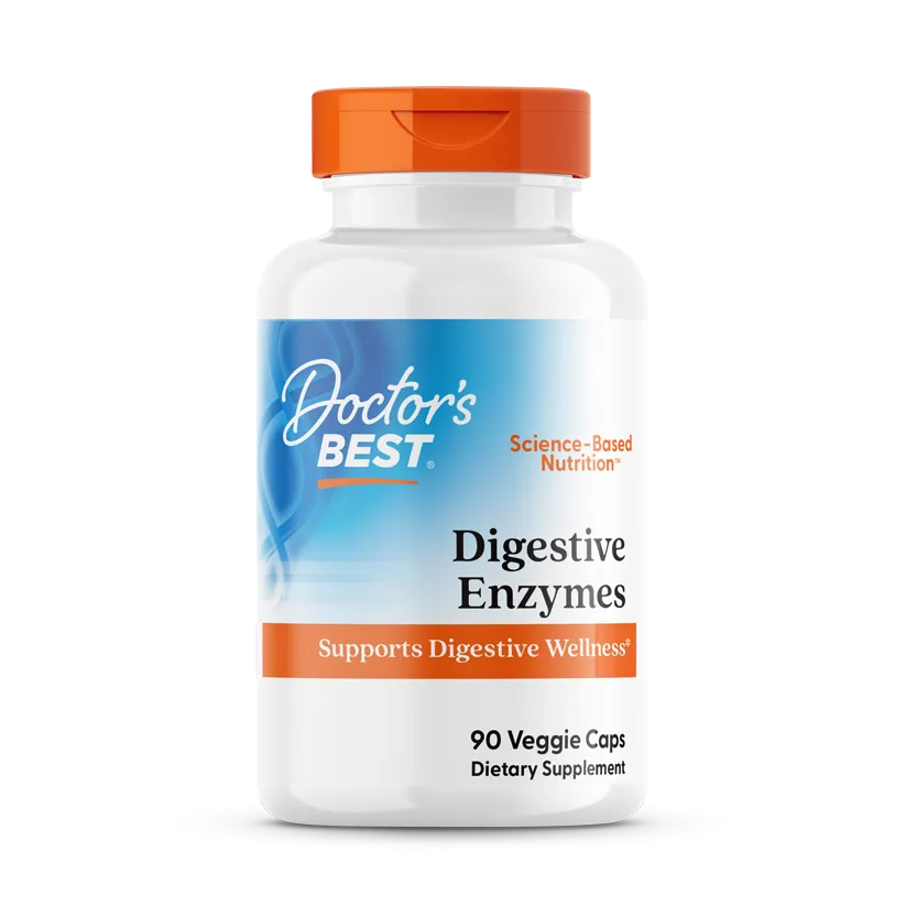 Doctor's Best Digestive Enzymes, 90 Veggie Caps