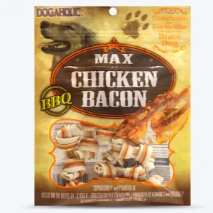 Dogaholic Chicken Bacon Bone BBQ Dog Treat (10pcs) Special Offer