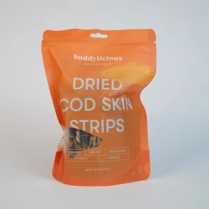 Dried Cod Skin Strips