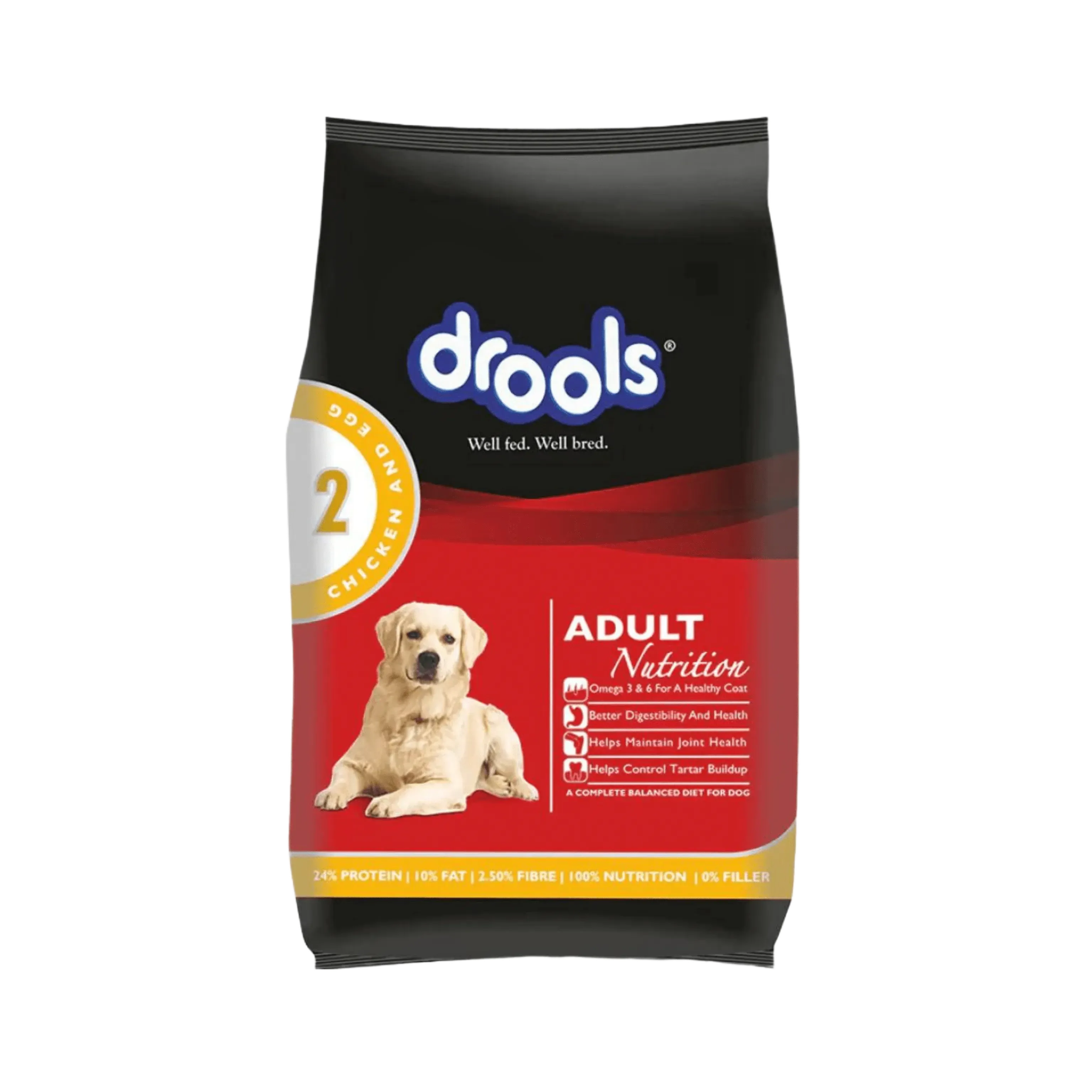 DROOLS ADULT CHI & EGG DRY FOOD