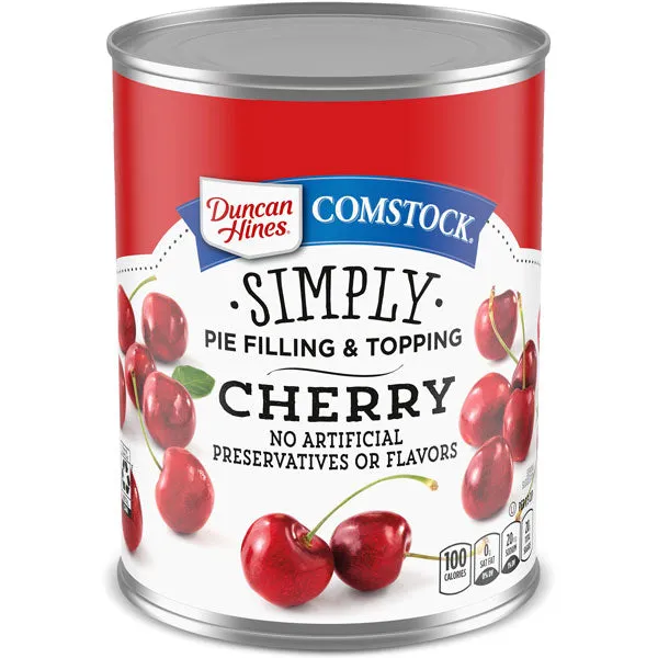 Duncan Hines Comstock Cherry Pie Filling and Topping, 21 oz.