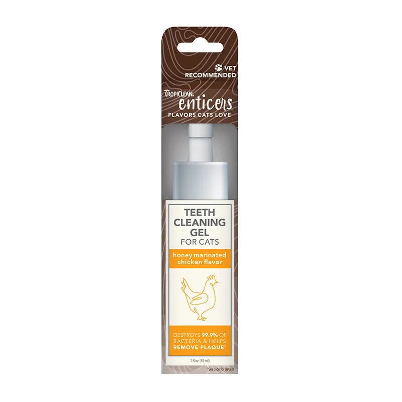 Enticers by Tropiclean Teeth Gel for Cats 59ml