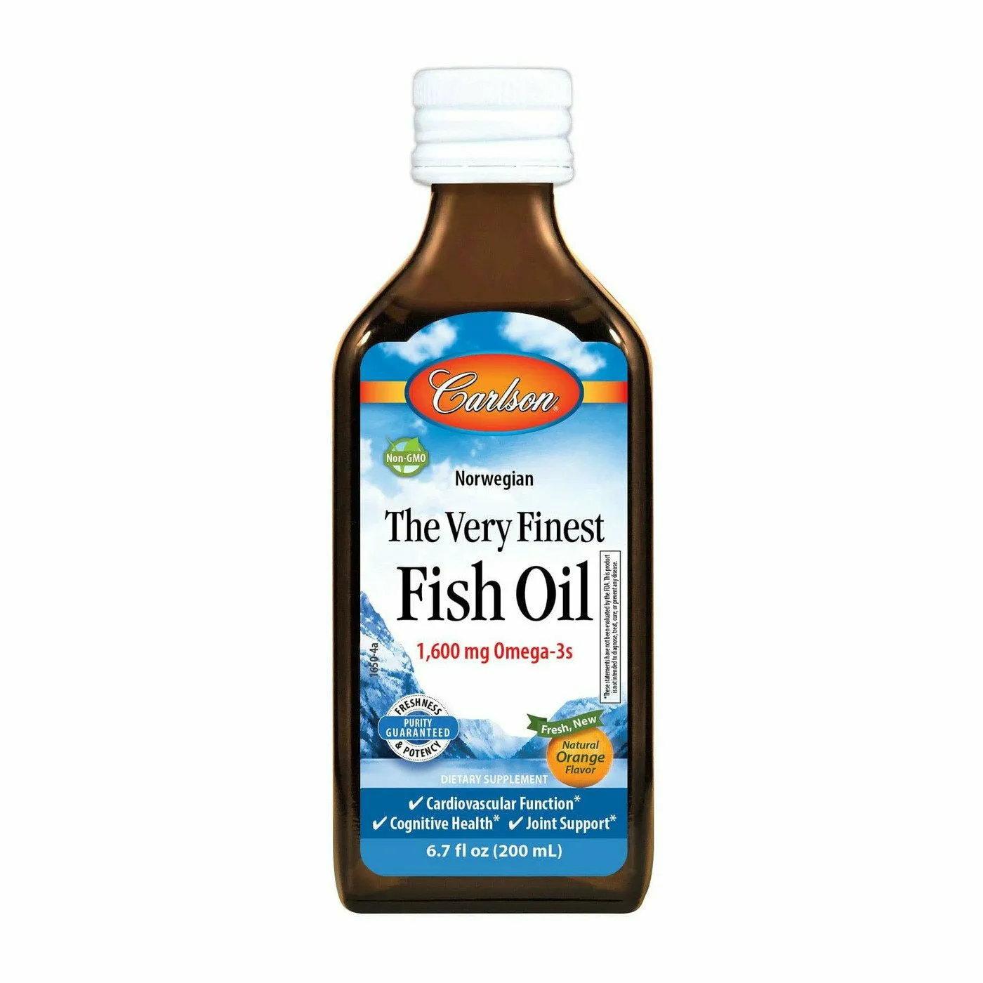 Fish Oil Orange 200 ml by Carlson Labs