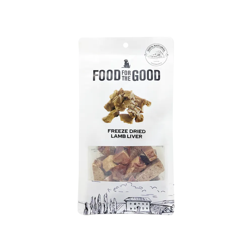 Food For The Good Dog & Cat Treats Freeze Dried Lamb Liver 70g