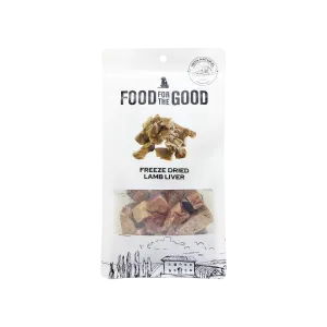 Food For The Good Dog & Cat Treats Freeze Dried Lamb Liver 70g