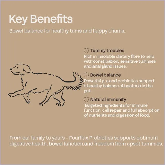 FOUR FLAX PROBIOTICS CANINE (DIGEST AID)