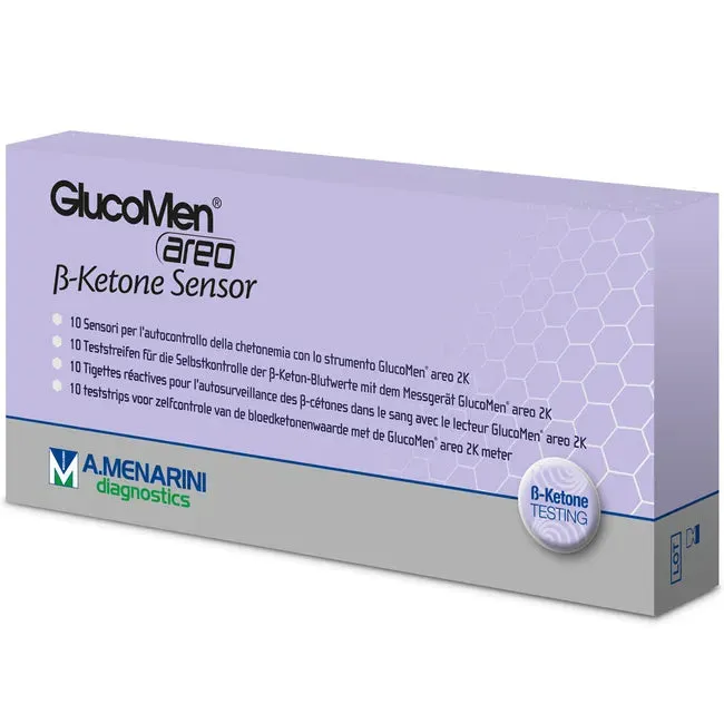 GLUCOMEN areo 2K ß-Ketone Sensor Test Strips