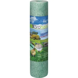 GroTrax Big Roll 100 Sq. Ft. Coverage Year Round Green Mixture Grass Seed Roll