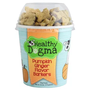 Healthy Dogma Pumpkin Ginger Barkers Natural Dog Treats (Cup) 6.2oz