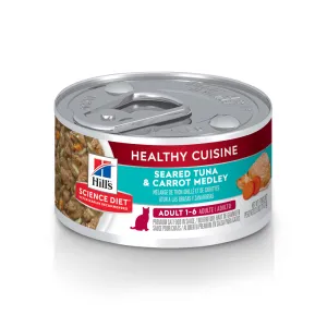 Hill's Science Diet Healthy Cuisine Adult Seared Tuna & Carrot Medley Canned Cat Food