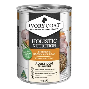 Ivory Coat Wholegrain Chicken & Brown Rice Loaf Adult Wet Dog Food