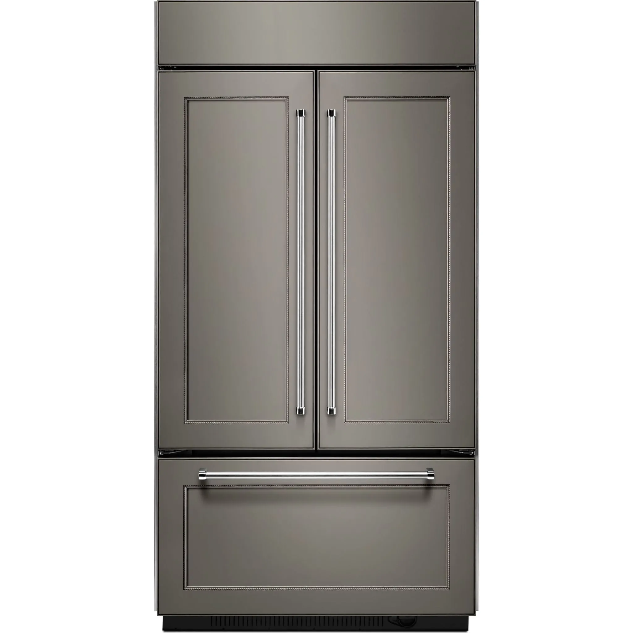 KitchenAid  24.2 cu. ft. 42" Width Built-In Panel Ready French Door Refrigerator with Platinum Interior Design (KBFN502EPA)