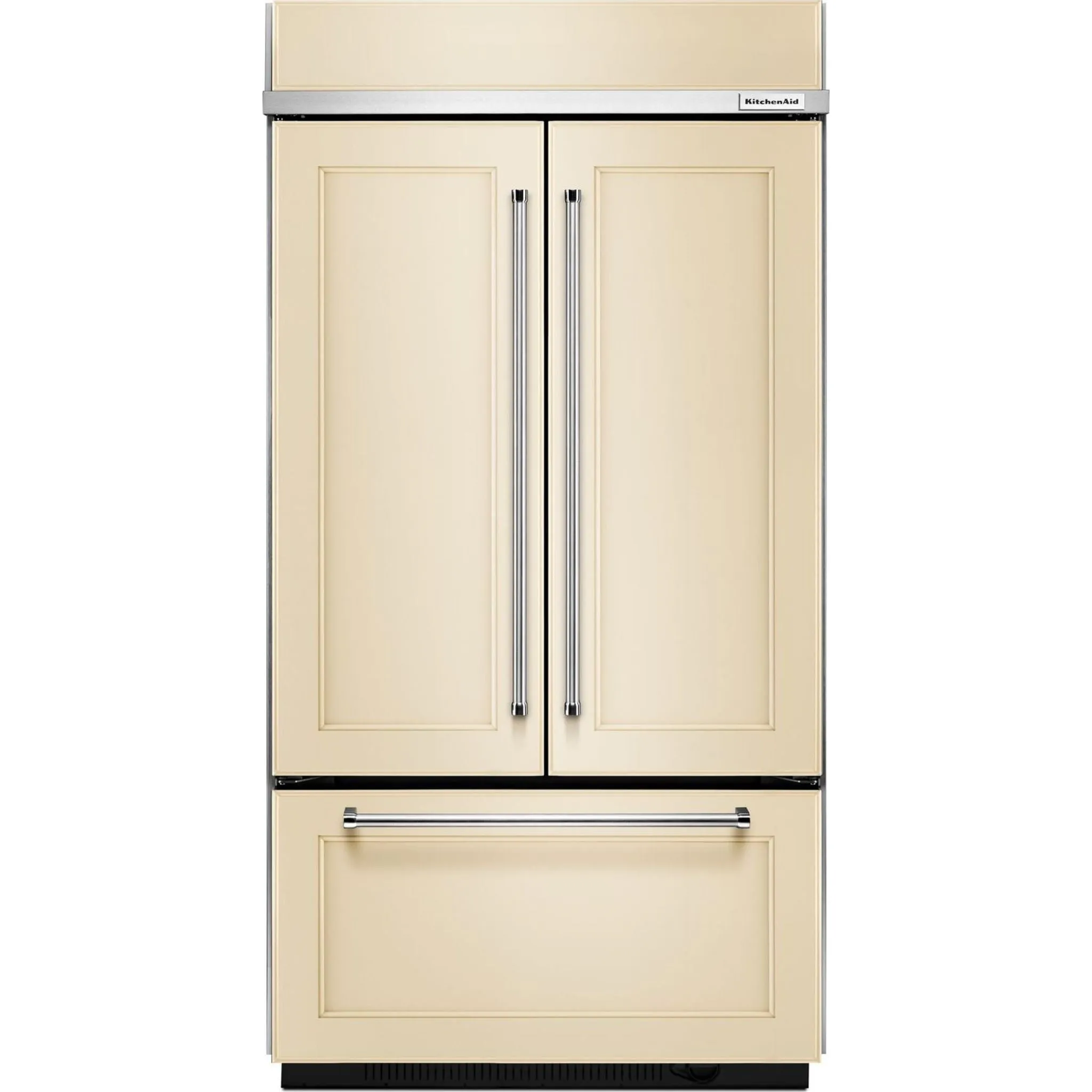 KitchenAid  24.2 cu. ft. 42" Width Built-In Panel Ready French Door Refrigerator with Platinum Interior Design (KBFN502EPA)