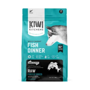 Kiwi Kitchens Fish Dinner Freeze Dried Dog Food 1.8kg^^^