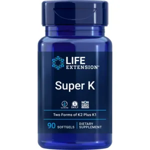 Life Extension Super K w/ Two Forms of K2 K1 90 Softgels