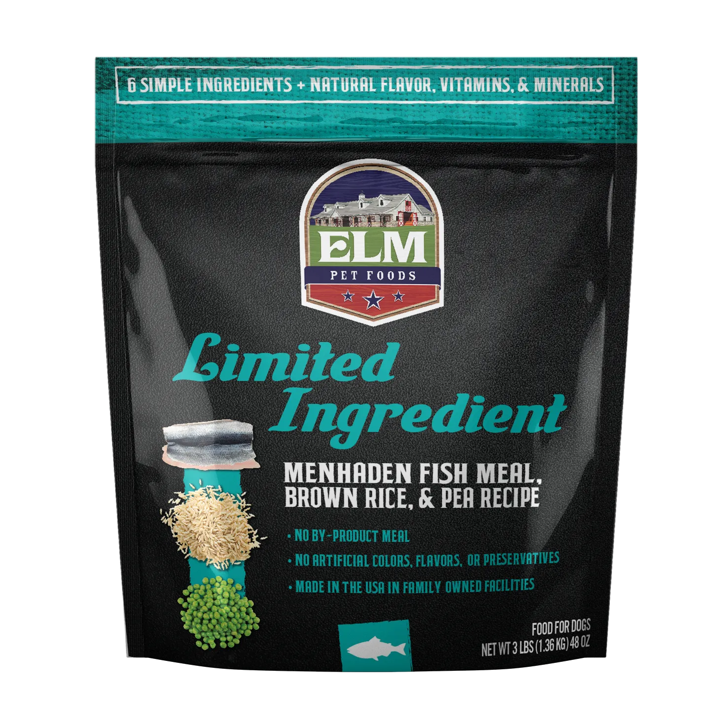 Limited Ingredient Menhaden Fish Meal & Brown Rice Recipe