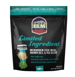 Limited Ingredient Menhaden Fish Meal & Brown Rice Recipe