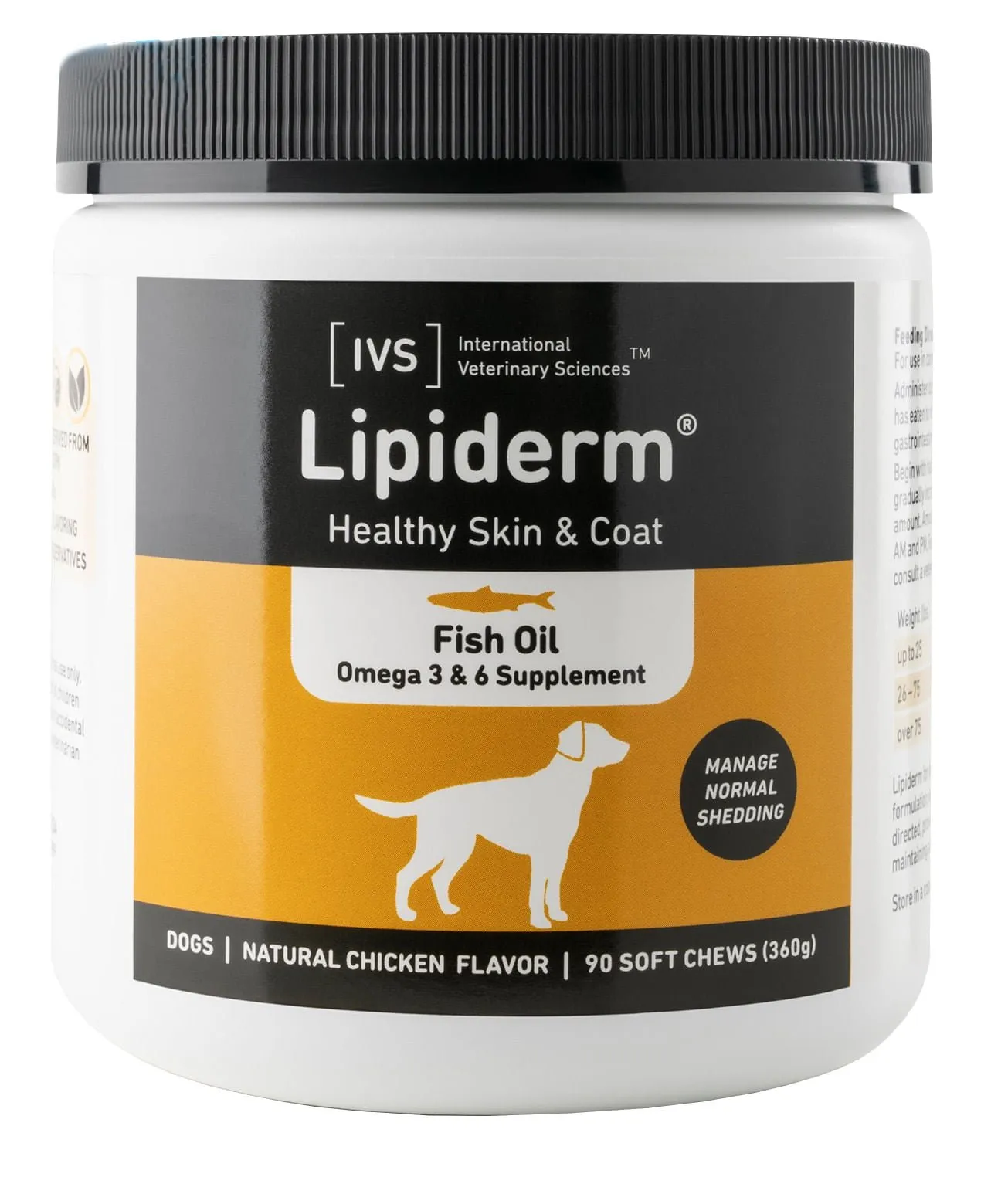 Lipiderm Healthy Skin & Coat Soft Chews, 90 ct