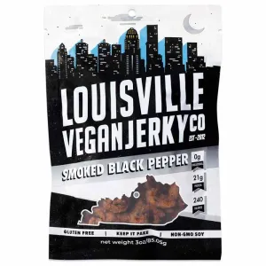 Louisville Vegan Jerky - Smoked Black Pepper, 3oz