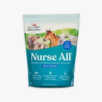 Manna Pro Nurse All® Multi-Species Milk Replacer with Probiotics