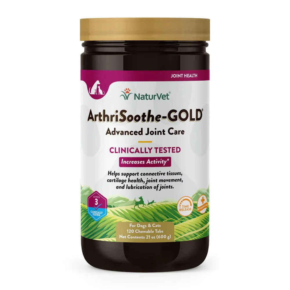 NaturVet ArthriSoothe-GOLD® Advanced Care Chewable Tablets